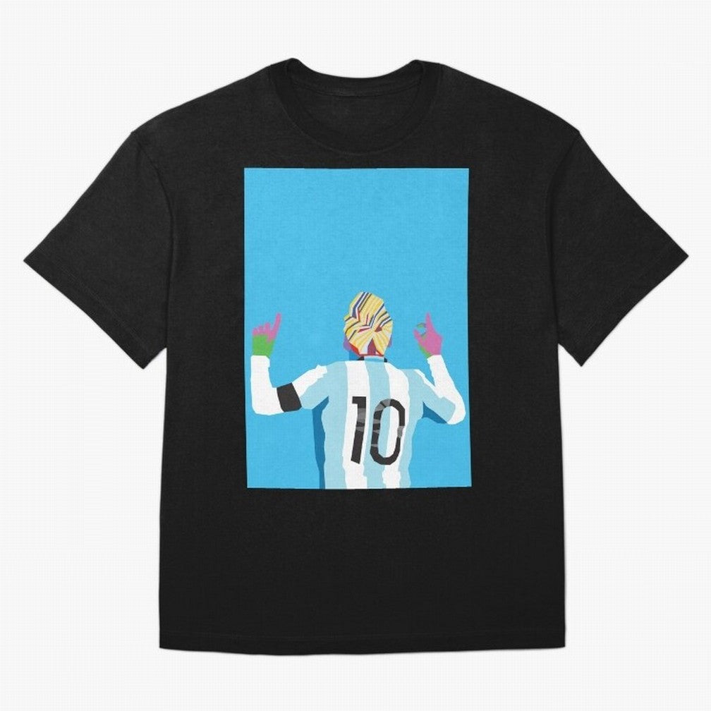 Messi Classic T-Shirt Represent Football Lovers during FIFA World Cup 2026 Spirit, Celebrating Portugal, Spain and Germany, Messi, CR7 and Mbappe, Championship Spirit, Famous Goals, Roaring Crowds and International Football Unity; Made for