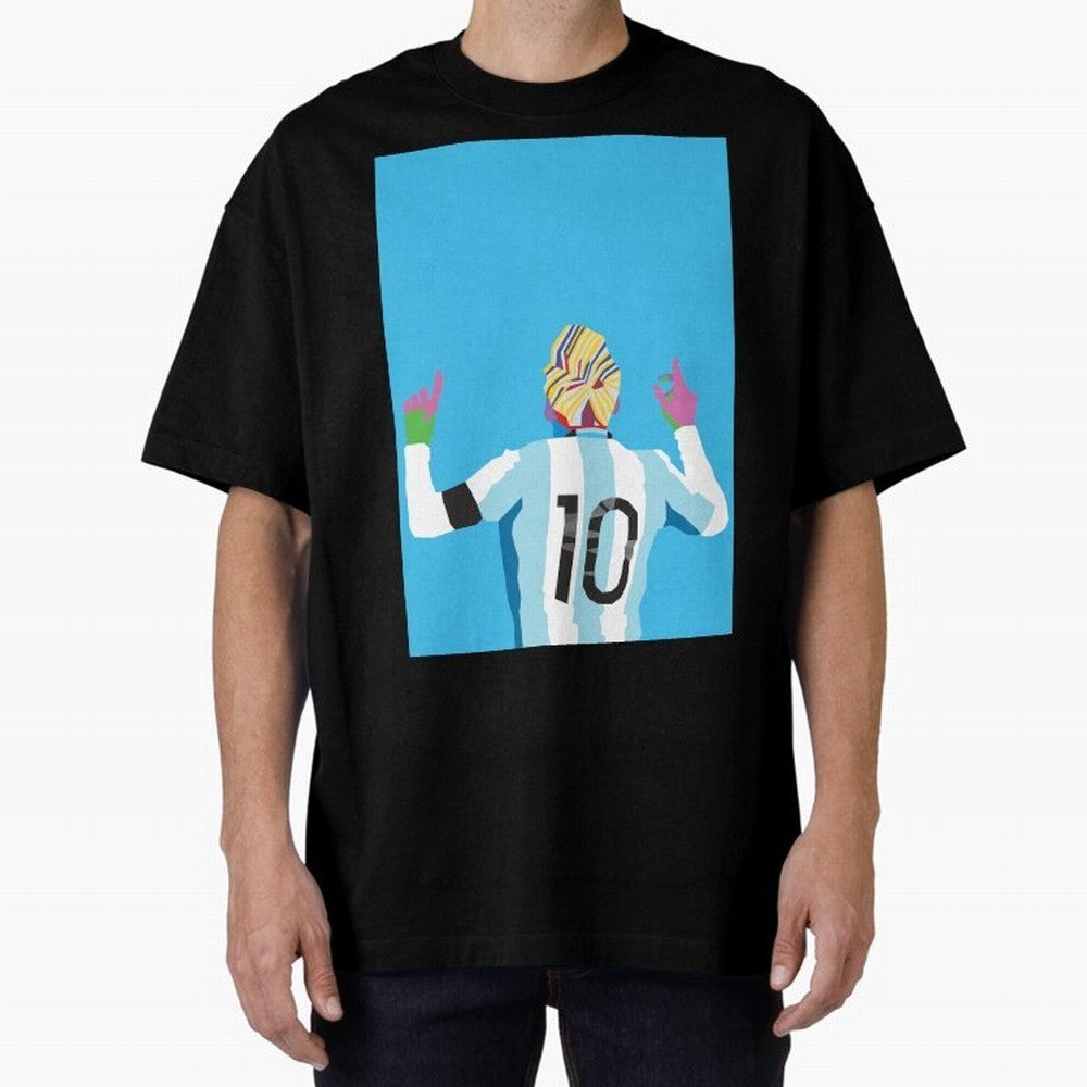 Messi Classic T-Shirt Represent Football Lovers during FIFA World Cup 2026 Spirit, Celebrating Portugal, Spain and Germany, Messi, CR7 and Mbappe, Championship Spirit, Famous Goals, Roaring Crowds and International Football Unity; Made for