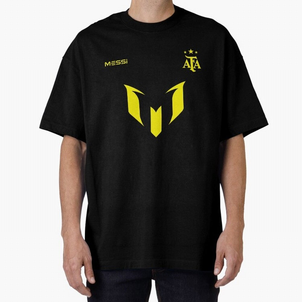 Lionel Messi logo - Argentina world champion Premium T-Shirt Celebrate National Team Dreams in Global Football Passion for FIFA World Cup 2026 USA Canada Mexico, Featuring CR7 and Messi, England, France and Netherlands, Vintage Soccer Flavor,