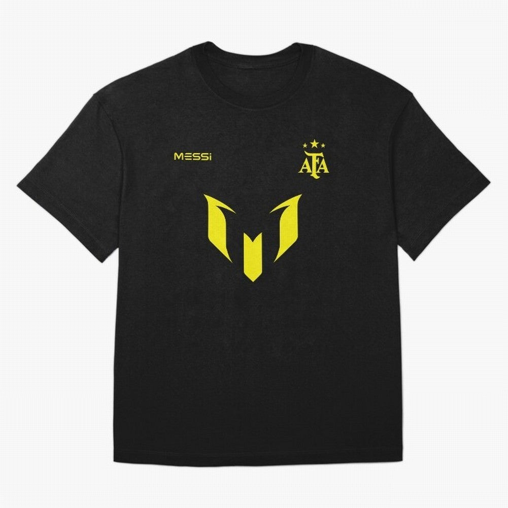 Lionel Messi logo - Argentina world champion Premium T-Shirt Celebrate National Team Dreams in Global Football Passion for FIFA World Cup 2026 USA Canada Mexico, Featuring CR7 and Messi, England, France and Netherlands, Vintage Soccer Flavor,