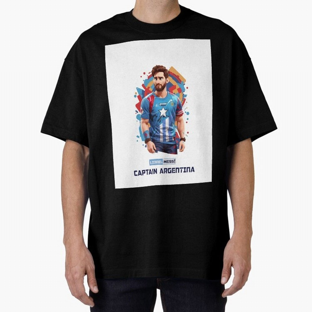 Lionel Messi Captain Argentina Graphic T-Shirt Bring Retro Soccer Energy to FIFA World Cup 2026 Group Stage Spirit, Built around England, France and Netherlands, Cristiano Ronaldo, Stadium Memories, Football Loyalty, International Chants and