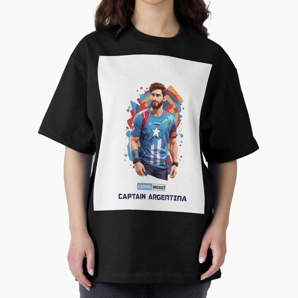 Lionel Messi Captain Argentina Graphic T-Shirt Bring Retro Soccer Energy to FIFA World Cup 2026 Group Stage Spirit, Built around England, France and Netherlands, Cristiano Ronaldo, Stadium Memories, Football Loyalty, International Chants and
