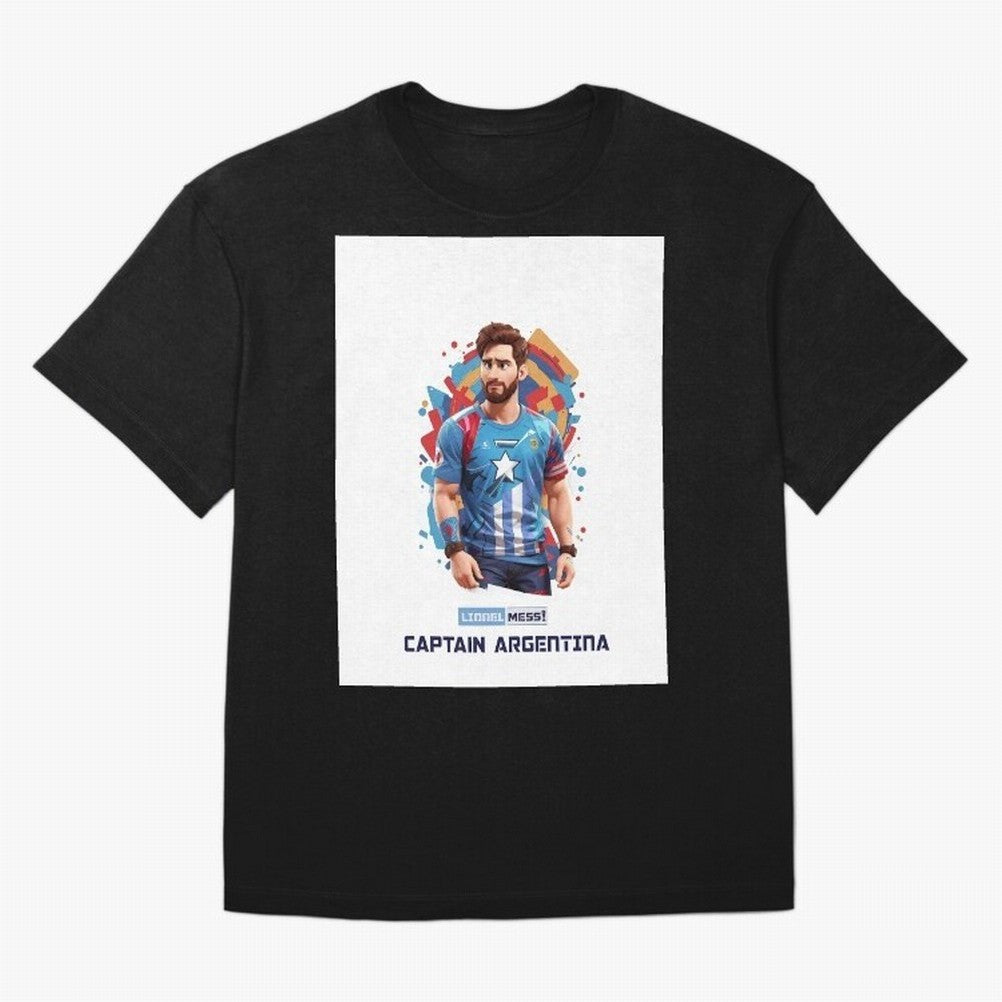 Lionel Messi Captain Argentina Graphic T-Shirt Bring Retro Soccer Energy to FIFA World Cup 2026 Group Stage Spirit, Built around England, France and Netherlands, Cristiano Ronaldo, Stadium Memories, Football Loyalty, International Chants and
