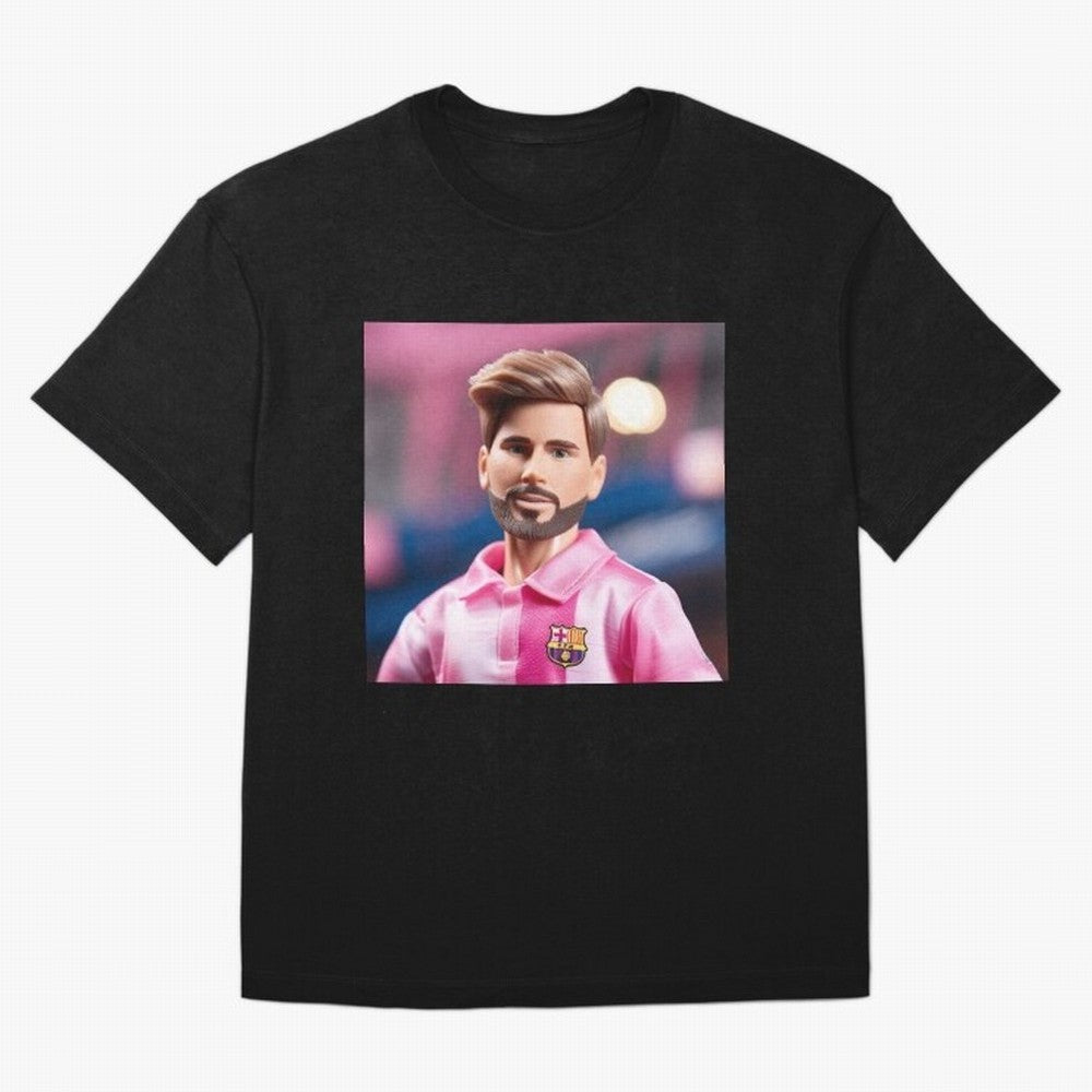 If Messi were a Barbie doll... Premium T-Shirt Fuel Global Football Passion for FIFA World Cup 2026 Group Stage, with Messi and Cristiano Ronaldo, Portugal, Champion Mindset, Group Stage Buzz, Knockout Tension and Passionate Fan Culture; Ideal for