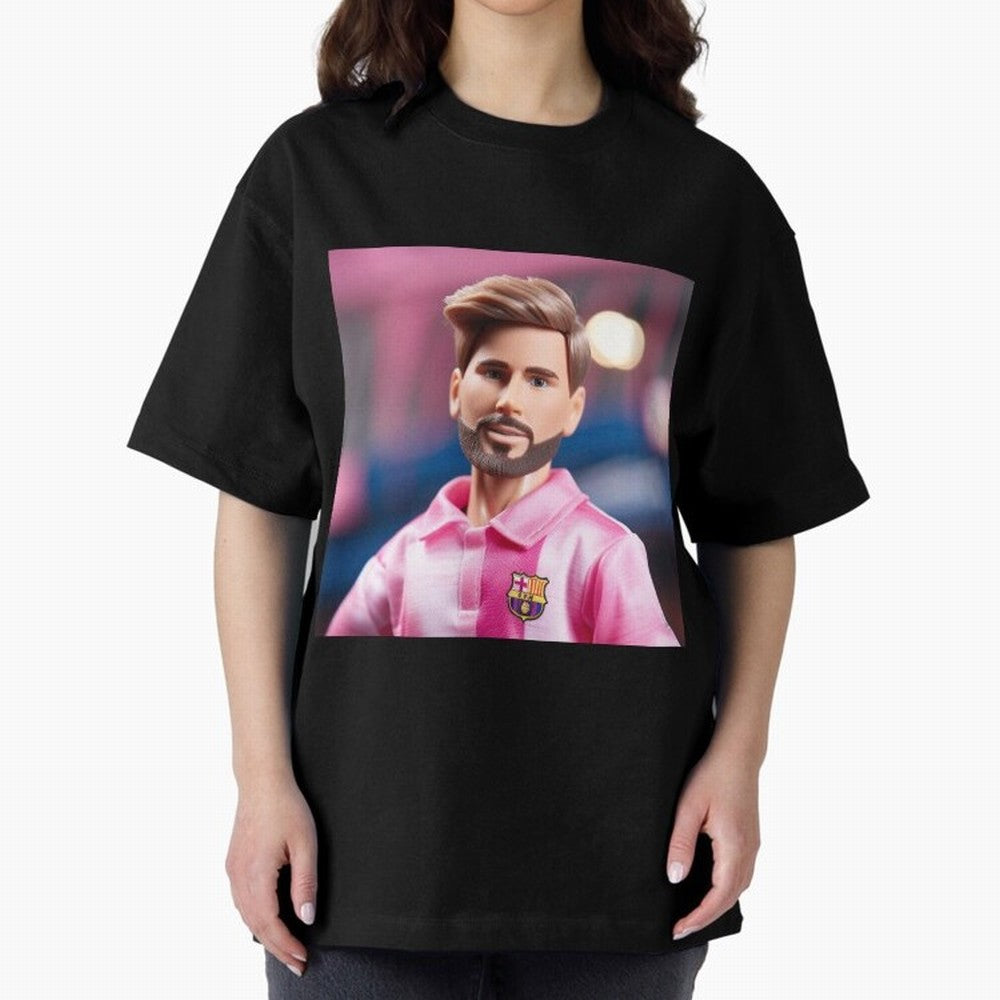 If Messi were a Barbie doll... Premium T-Shirt Fuel Global Football Passion for FIFA World Cup 2026 Group Stage, with Messi and Cristiano Ronaldo, Portugal, Champion Mindset, Group Stage Buzz, Knockout Tension and Passionate Fan Culture; Ideal for