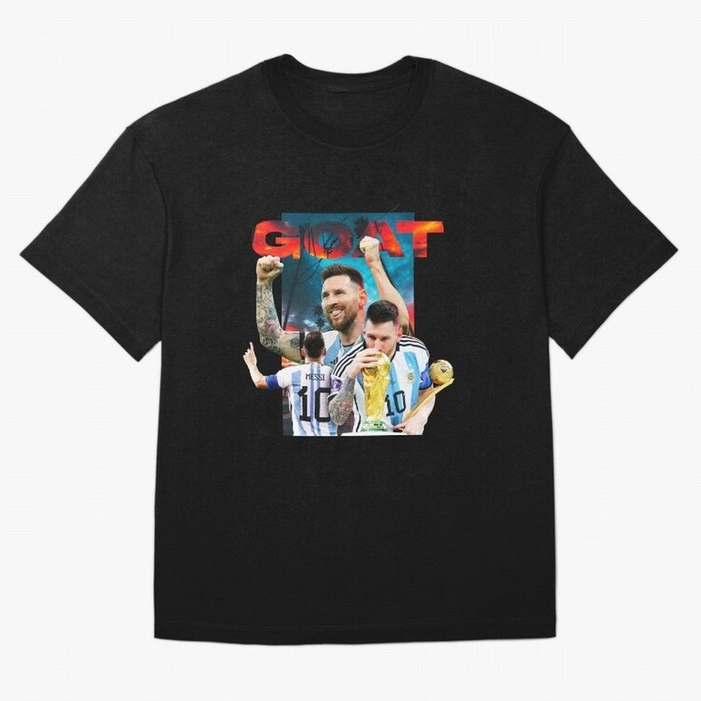 Messi GOAT Premium T-Shirt Show Support during FIFA World Cup 2026 USA Canada Mexico Built around Cristiano Ronaldo, Haaland and CR7, Spain Energy, Champion Mindset, Group Stage Buzz, Knockout Tension and Passionate Fan Culture; Created for Match