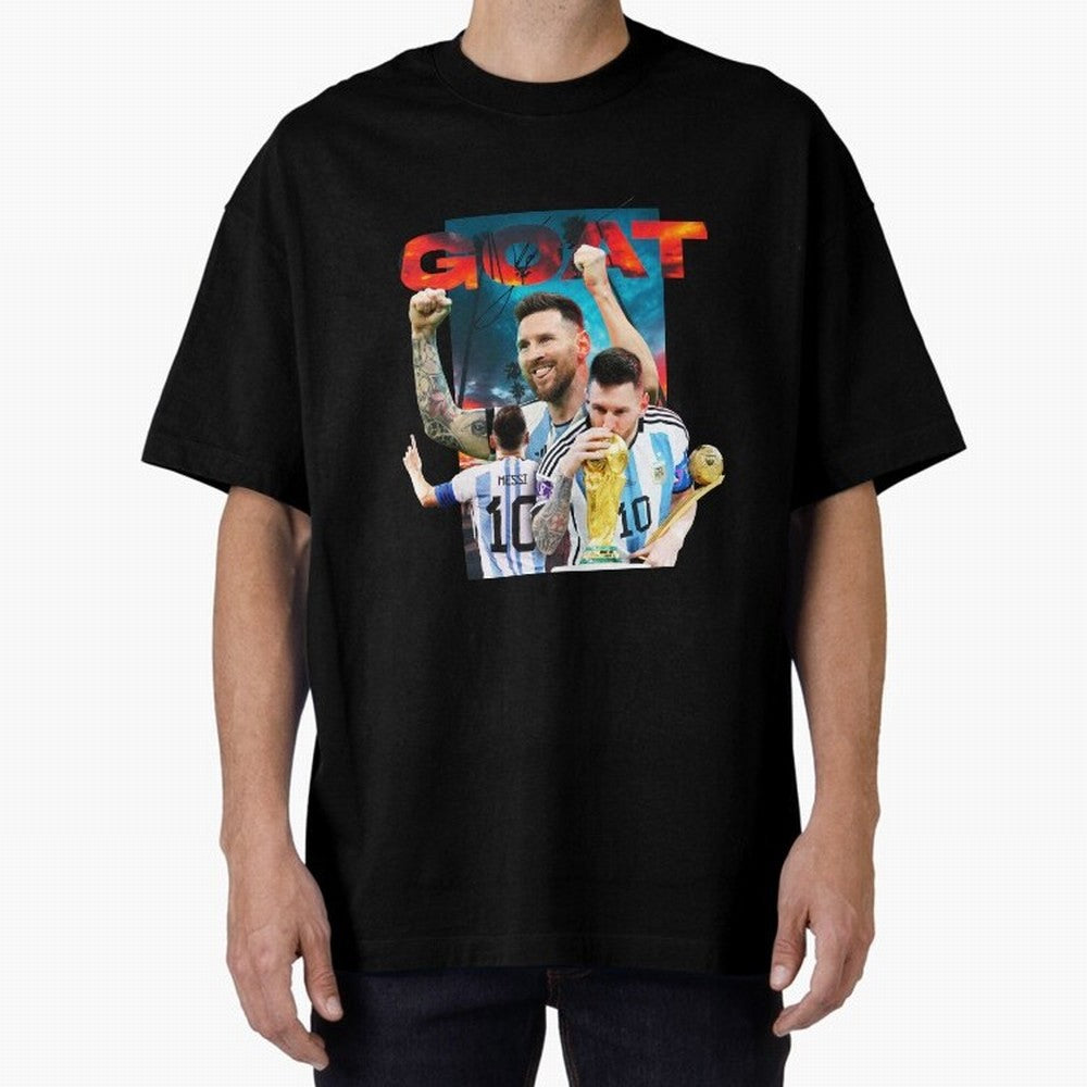 Messi GOAT Premium T-Shirt Show Support during FIFA World Cup 2026 USA Canada Mexico Built around Cristiano Ronaldo, Haaland and CR7, Spain Energy, Champion Mindset, Group Stage Buzz, Knockout Tension and Passionate Fan Culture; Created for Match
