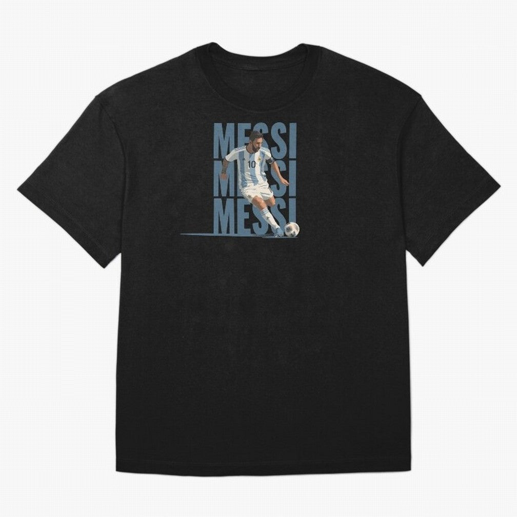 Messi in action Minimalist Graphic Premium T-Shirt Stand with the FIFA World Cup 2026 USA Canada Mexico Journey through Messi, Neymar and Mbappe Highlights, Netherlands Pride, Tournament Hype, Historic Matchups, Family Viewing Parties and Global