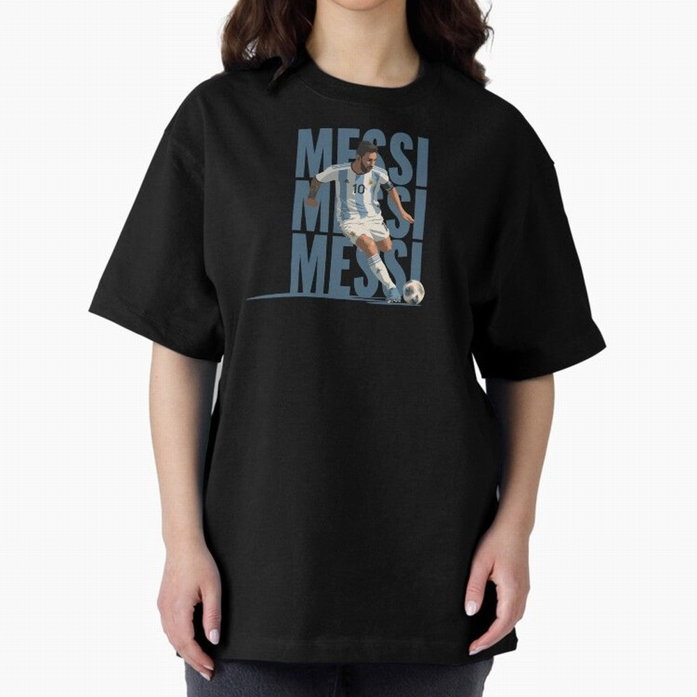 Messi in action Minimalist Graphic Premium T-Shirt Stand with the FIFA World Cup 2026 USA Canada Mexico Journey through Messi, Neymar and Mbappe Highlights, Netherlands Pride, Tournament Hype, Historic Matchups, Family Viewing Parties and Global