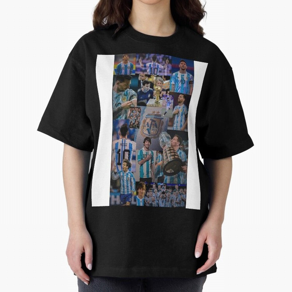 Lionel Messi Graphic T-Shirt Show Your Love for FIFA World Cup 2026 Group Stage Featuring Cristiano Ronaldo, Argentina, France and Brazil Energy, Sports Nostalgia, International Competition, Famous Players and Unforgettable Victories; Perfect for