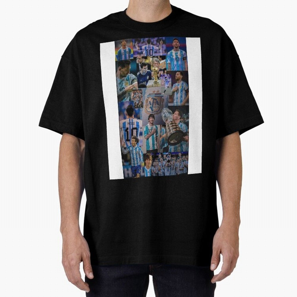 Lionel Messi Graphic T-Shirt Show Your Love for FIFA World Cup 2026 Group Stage Featuring Cristiano Ronaldo, Argentina, France and Brazil Energy, Sports Nostalgia, International Competition, Famous Players and Unforgettable Victories; Perfect for