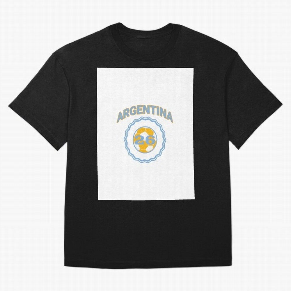 Argentina 2026 world cup soccer badge Graphic T-Shirt Support Iconic Players in Match Day Hype around FIFA World Cup 2026, Neymar, Argentina, Worldwide Fan Energy, Dramatic Goals, Stadium Lights and Championship Celebrations; Ideal for Passionate