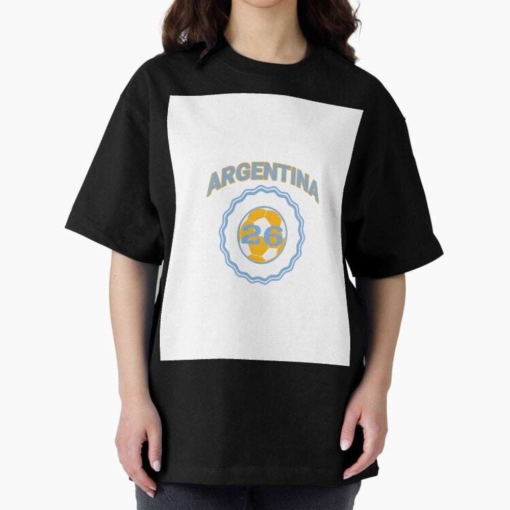 Argentina 2026 world cup soccer badge Graphic T-Shirt Support Iconic Players in Match Day Hype around FIFA World Cup 2026, Neymar, Argentina, Worldwide Fan Energy, Dramatic Goals, Stadium Lights and Championship Celebrations; Ideal for Passionate