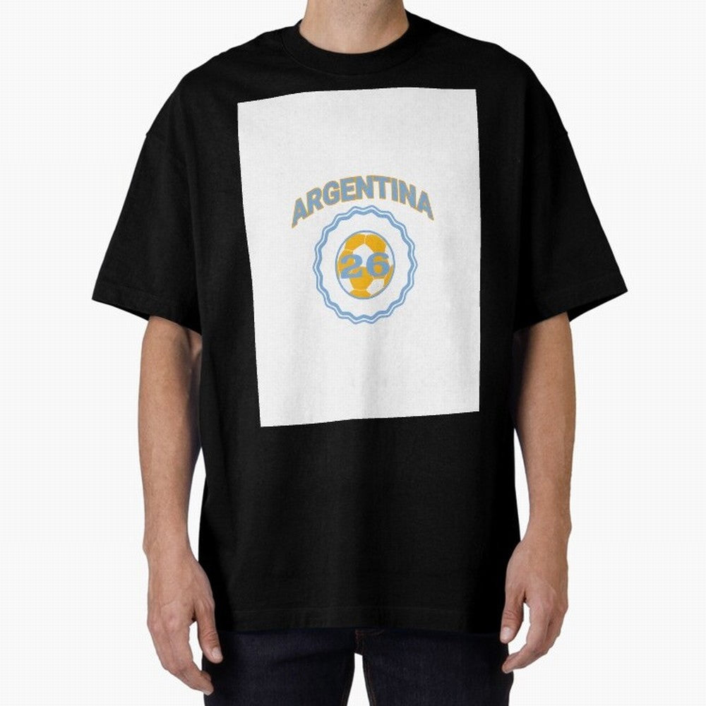 Argentina 2026 world cup soccer badge Graphic T-Shirt Support Iconic Players in Match Day Hype around FIFA World Cup 2026, Neymar, Argentina, Worldwide Fan Energy, Dramatic Goals, Stadium Lights and Championship Celebrations; Ideal for Passionate