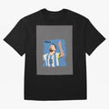 Lionel Messi Triumphant Argentina Portrait Graphic T-Shirt Celebrate Every Goal in FIFA World Cup 2026 Group Stage for Fans of CR7 and Messi and Argentina and Brazil, Bringing Goal Celebration Energy, Supporter Heritage, Football Icons and