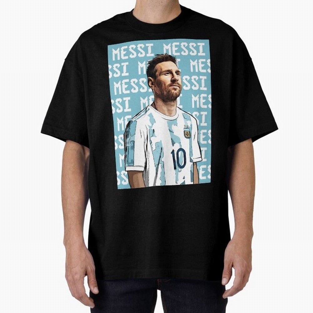 Lionel Messi Premium T-Shirt Carry the Colors and Pride of FIFA World Cup 2026 Filled with Messi, Neymar and Mbappe, Portugal, Spain and Germany Energy, Championship Spirit, Famous Goals, Roaring Crowds and International Football Unity; Perfect for