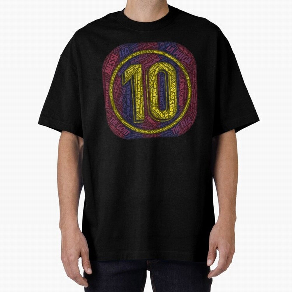 Lionel Messi #10 - The Icon Collection Premium T-Shirt Bring Bold Fan Energy to Global Football Passion for FIFA World Cup 2026 Group Stage, Inspired by Messi, Neymar and Mbappe, Argentina and Brazil, Sports Nostalgia, International Competition,