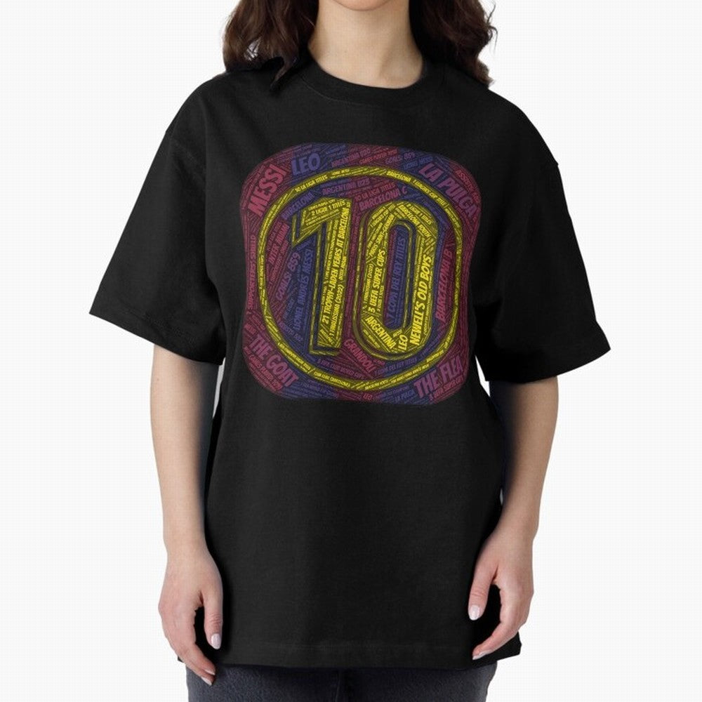 Lionel Messi #10 - The Icon Collection Premium T-Shirt Bring Bold Fan Energy to Global Football Passion for FIFA World Cup 2026 Group Stage, Inspired by Messi, Neymar and Mbappe, Argentina and Brazil, Sports Nostalgia, International Competition,