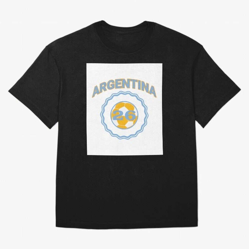 Argentina 2026 world cup soccer badge Premium T-Shirt Celebrate Global Passion for Match Day Hype around FIFA World Cup 2026 Group Stage, Messi, Neymar and Mbappe, Netherlands, Championship Spirit, Famous Goals, Roaring Crowds and International