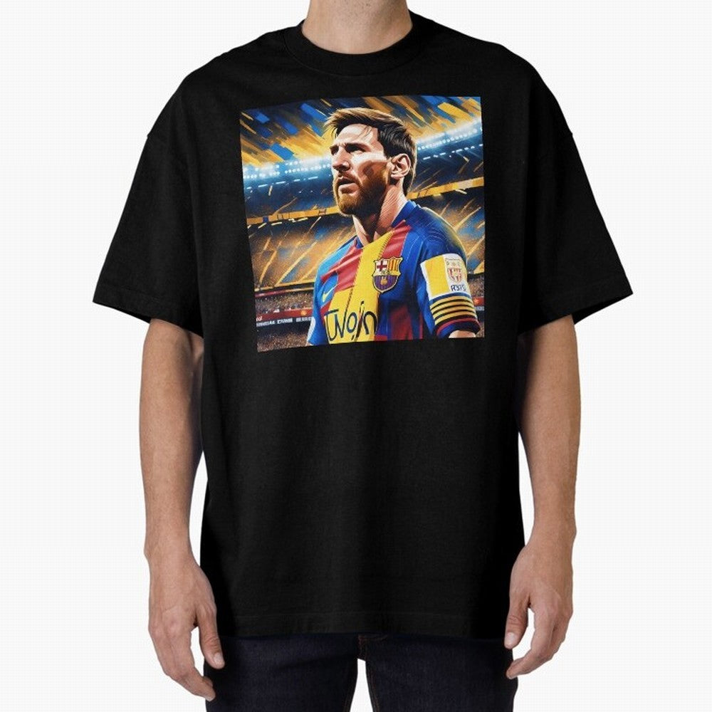 Lionel Messi Premium T-Shirt Embrace Match Day Hype around FIFA World Cup 2026, Messi, CR7 and Mbappe, Brazil, Portugal and Argentina, Football Festival Excitement, Trophy Ambitions, Country Rivalries and Star Player Buzz; Perfect for Fans,