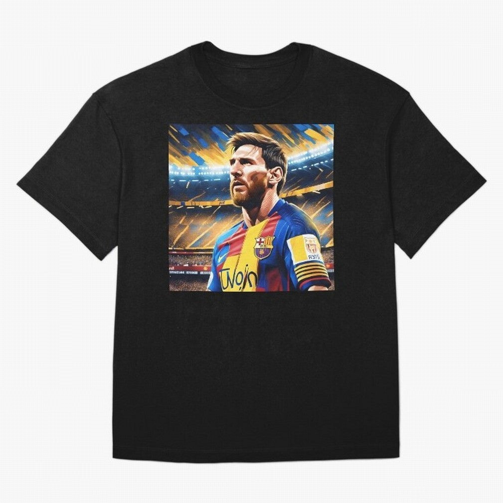Lionel Messi Premium T-Shirt Embrace Match Day Hype around FIFA World Cup 2026, Messi, CR7 and Mbappe, Brazil, Portugal and Argentina, Football Festival Excitement, Trophy Ambitions, Country Rivalries and Star Player Buzz; Perfect for Fans,
