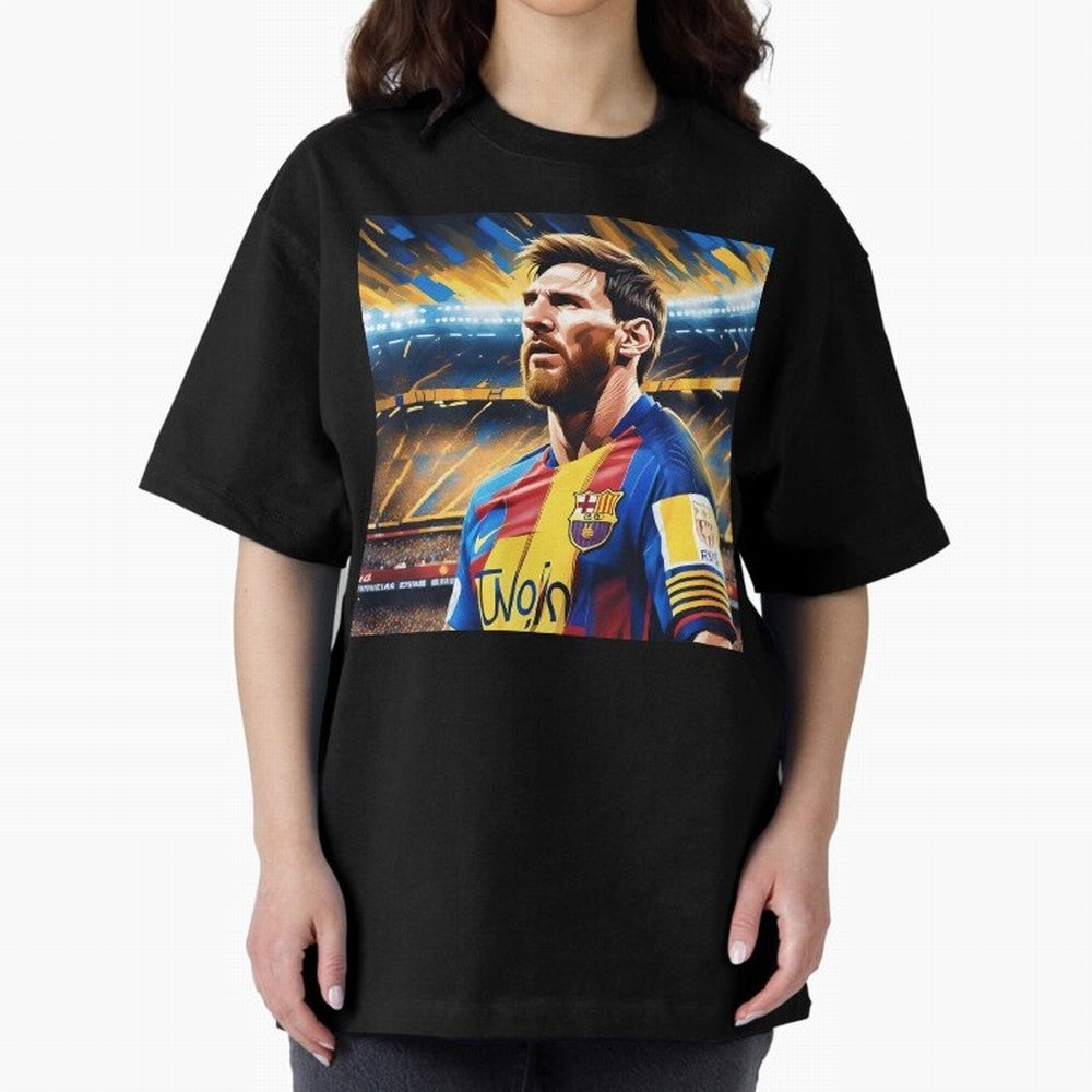 Lionel Messi Premium T-Shirt Embrace Match Day Hype around FIFA World Cup 2026, Messi, CR7 and Mbappe, Brazil, Portugal and Argentina, Football Festival Excitement, Trophy Ambitions, Country Rivalries and Star Player Buzz; Perfect for Fans,