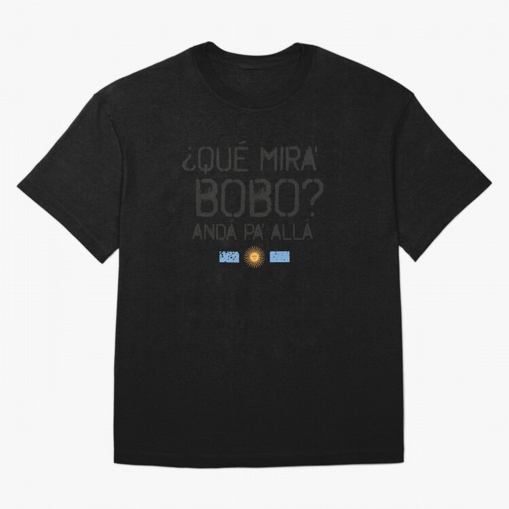 Que miras bobo anda pa alla Classic T-Shirt Celebrate Every Goal in FIFA World Cup 2026 Spirit, Driven by Argentina and Brazil, Cristiano Ronaldo, Champion Mindset, Group Stage Buzz, Knockout Tension and Passionate Fan Culture; Ideal for Football
