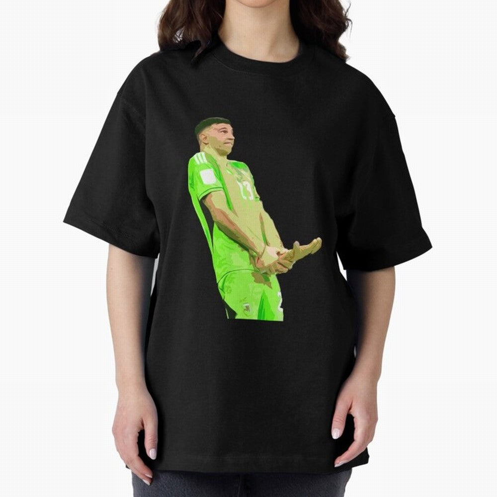 Dibu Martinez Classic T-Shirt Bring Supporter Culture to Match Day Hype around FIFA World Cup 2026 USA Canada Mexico, Haaland and Mbappe, England, Worldwide Fan Energy, Dramatic Goals, Stadium Lights and Championship Celebrations; Great for Watch