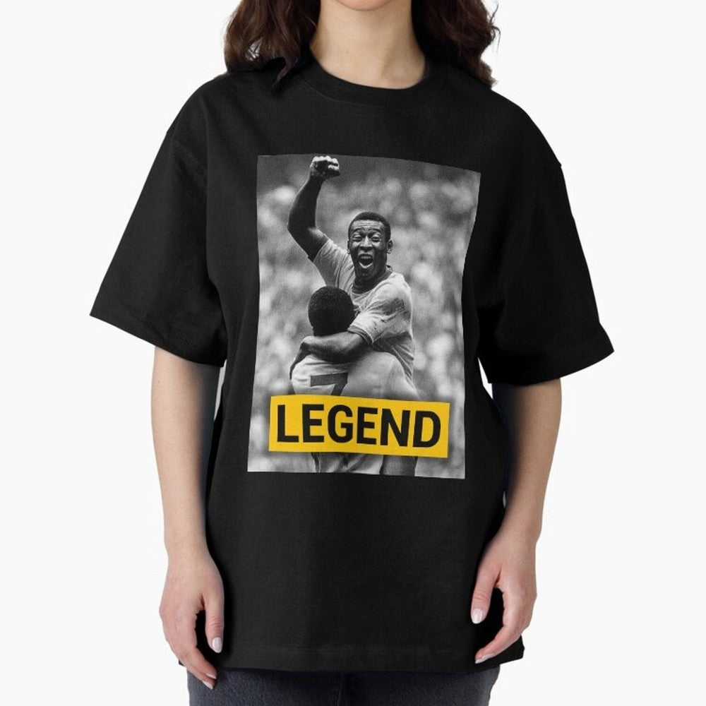 Pel¨¦ Legend Essential T-Shirt Wear the Spirit of Match Day Hype around FIFA World Cup 2026 Group Stage, Mbappe and Neymar, Argentina, France and Brazil, Match Day Excitement, Supporter Culture, Golden Goals and Global Football Passion; Ideal for