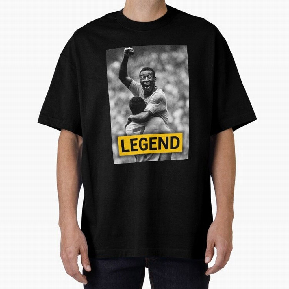 Pel¨¦ Legend Essential T-Shirt Wear the Spirit of Match Day Hype around FIFA World Cup 2026 Group Stage, Mbappe and Neymar, Argentina, France and Brazil, Match Day Excitement, Supporter Culture, Golden Goals and Global Football Passion; Ideal for