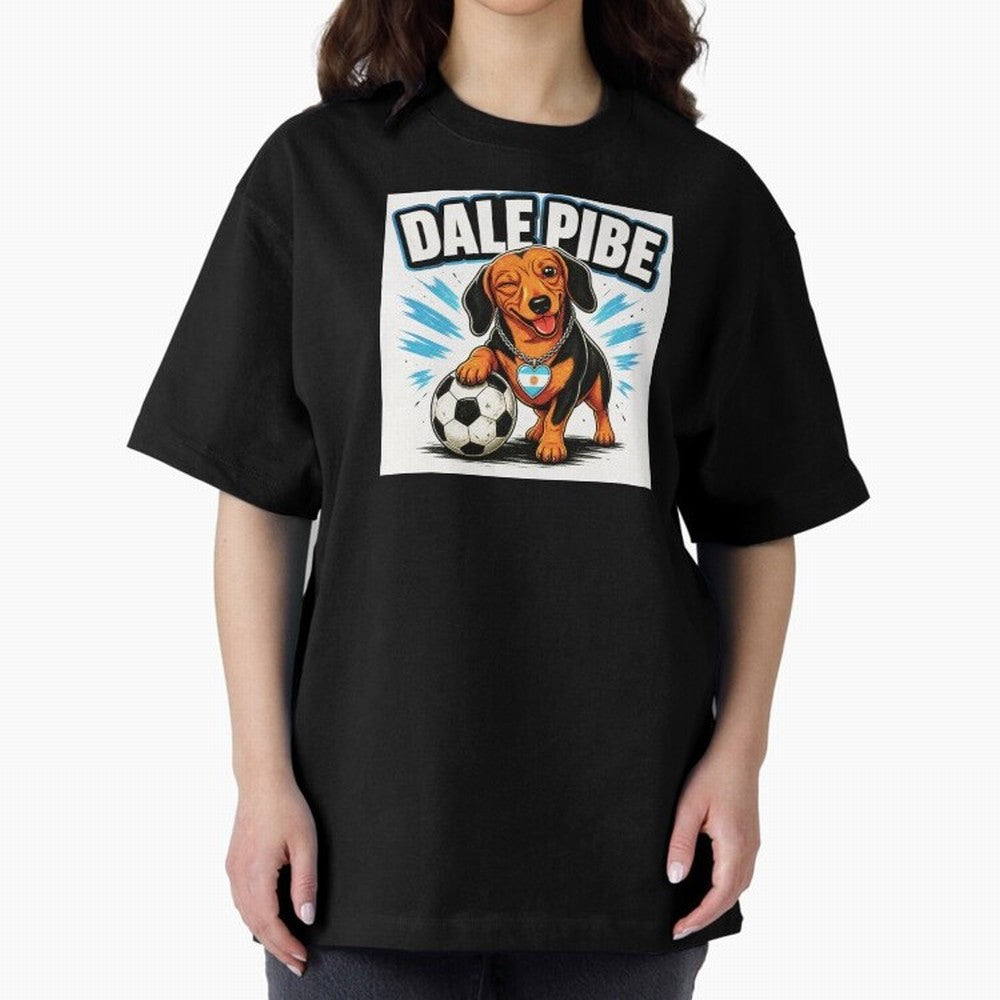 Argentine Soccer Dachshund - Dale Pibe Classic T-Shirt Experience the Global Stage of FIFA World Cup 2026 Spirit, Highlighting Portugal, Spain and Germany, Messi, Game Day Rituals, Football Legends, Country Pride and the Road to the Final; Made for