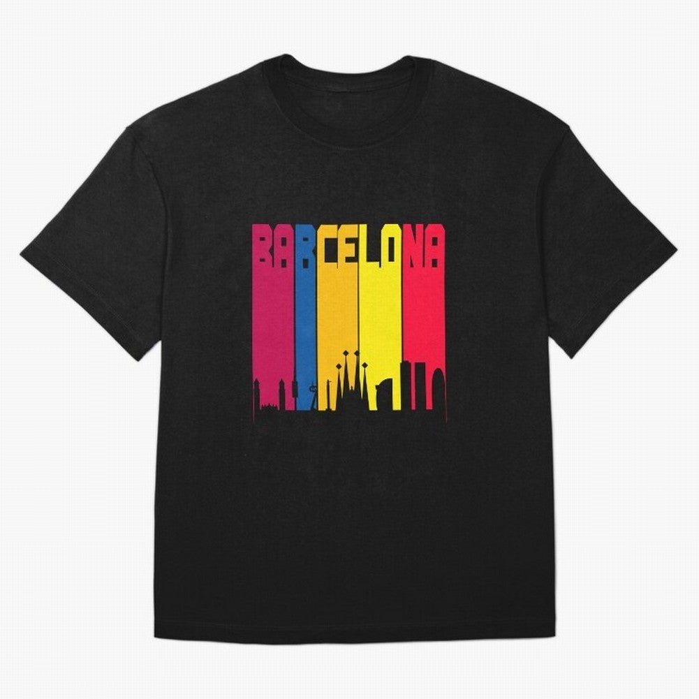 Barcelona Skyline BCN Catalunya Classic T-Shirt Follow the Road to FIFA World Cup 2026 for Fans of Messi and Cristiano Ronaldo and France and Portugal, Bringing Football Passion, Legendary Performances, Festival Vibes and Supporter Community; Ideal
