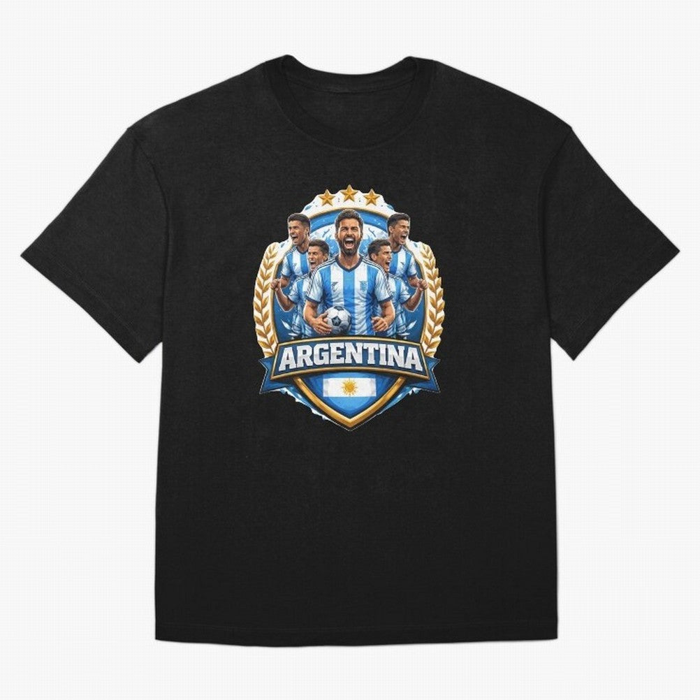 Argentina Football Pride- Albiceleste Soccer Classic T-Shirt Celebrate Classic Football Spirit in Match Day Hype around FIFA World Cup 2026, CR7, Argentina and Brazil, Football History, Final Match Energy, Crowd Noise and Once in a Lifetime