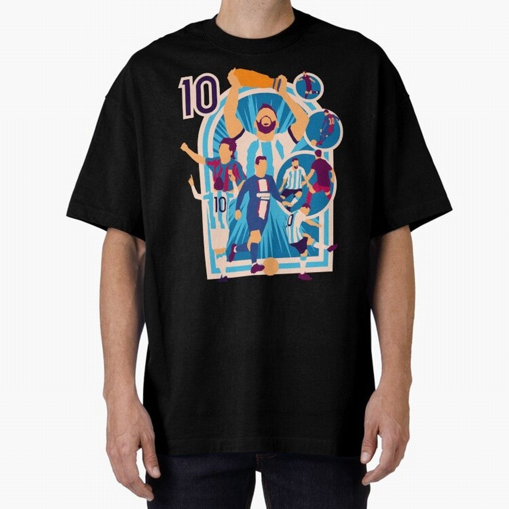 Messi - The Goat Classic T-Shirt Represent Global Football Passion for FIFA World Cup 2026 USA Canada Mexico, Inspired by Messi, CR7 and Mbappe, Portugal, Worldwide Fan Energy, Dramatic Goals, Stadium Lights and Championship Celebrations; Ideal for