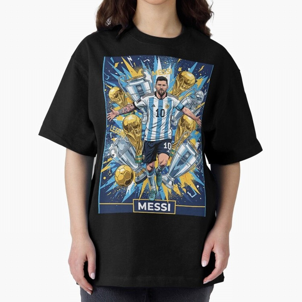 MESSI The Golden Legend Classic T-Shirt Follow the Road to the FIFA World Cup 2026 USA Canada Mexico Journey through Messi, Neymar and Mbappe Highlights, Portugal, Spain and Germany Pride, Football Passion, Legendary Performances, Festival Vibes