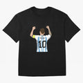 Messi Classic T-Shirt Experience FIFA World Cup 2026 USA Canada Mexico for Fans of Messi and Cristiano Ronaldo and Spain and Netherlands, Bringing Vintage Soccer Flavor, Modern Football Stars, National Flags and Final Night Emotion; Made for
