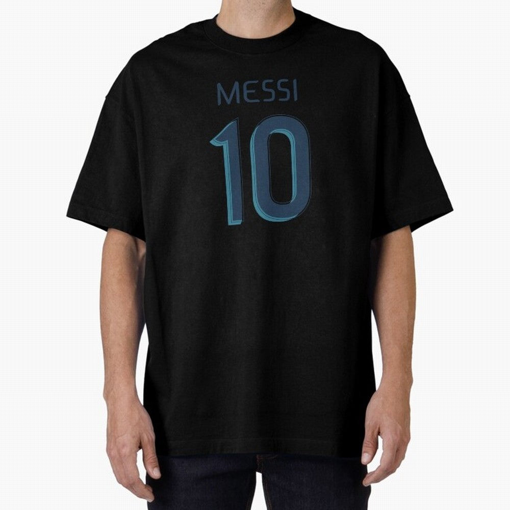 Messi 10 Oversized T-Shirt Unlock Match Day Hype around FIFA World Cup 2026 USA Canada Mexico, Mbappe and Neymar, France, Match Day Excitement, Supporter Culture, Golden Goals and Global Football Passion; Built for Supporters Chasing Trophy Dreams,