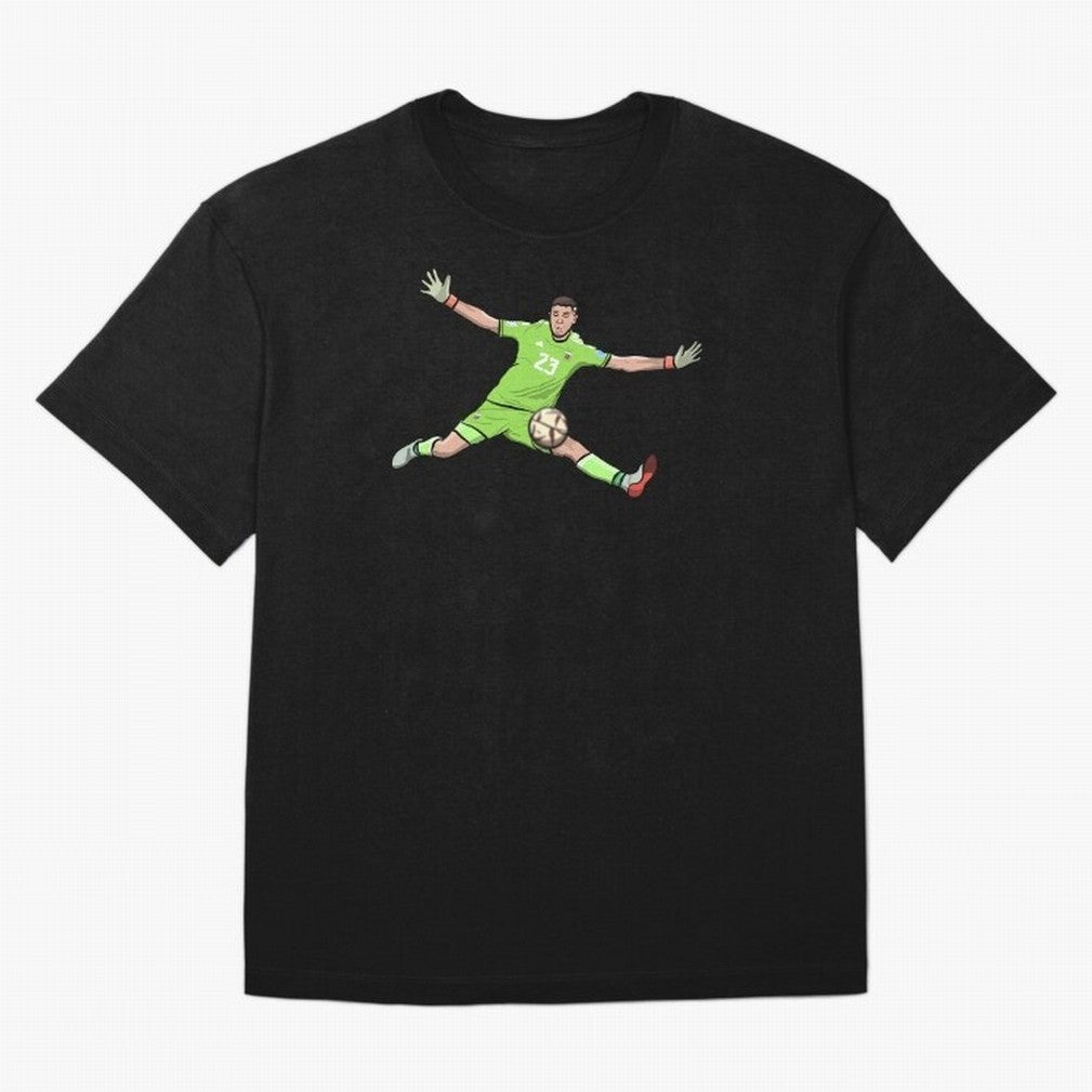 Emi 'Dibu' Martinez, the Heroic Save! Classic T-Shirt Remember FIFA World Cup 2026 Group Stage for Fans of Haaland and Brazil, Portugal and Argentina, Bringing Game Day Rituals, Football Legends, Country Pride and the Road to the Final; Perfect for