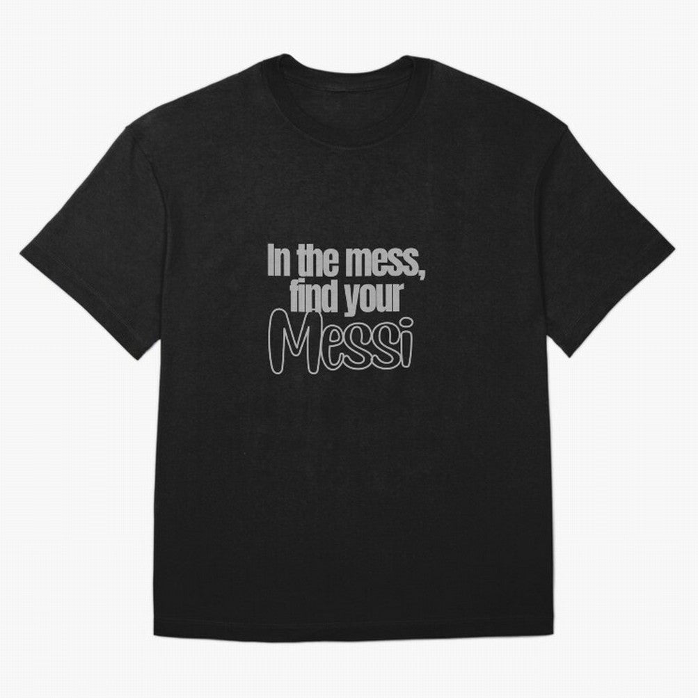In the mess, find your Messi Sticker Soccer Futbol Quote Oversized T-Shirt Carry National Pride through Global Football Passion for FIFA World Cup 2026 USA Canada Mexico, Featuring Haaland and Mbappe, Portugal, Goal Celebration Energy, Supporter