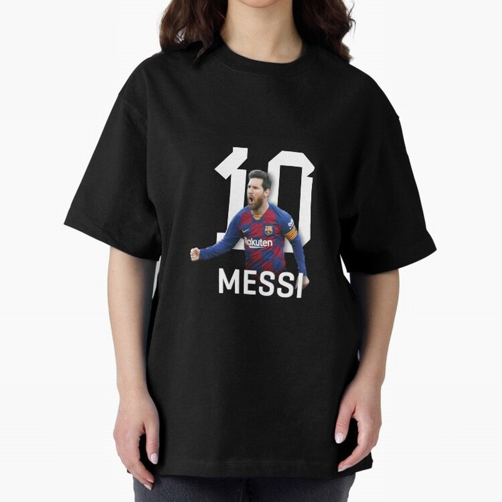 Leo Messi Oversized T-Shirt Capture Stadium Memories from FIFA World Cup 2026 Spirit, Featuring France, Cristiano Ronaldo, Haaland and CR7, Stadium Chants, National Pride, Trophy Dreams and Unforgettable Football Memories; Ideal for Football Dads,