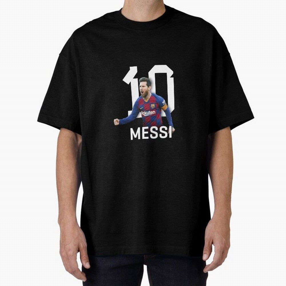 Leo Messi Oversized T-Shirt Capture Stadium Memories from FIFA World Cup 2026 Spirit, Featuring France, Cristiano Ronaldo, Haaland and CR7, Stadium Chants, National Pride, Trophy Dreams and Unforgettable Football Memories; Ideal for Football Dads,