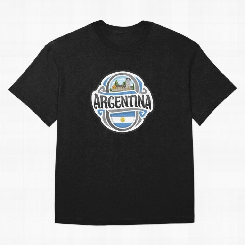Decorative Argentina Logo Oversized T-Shirt Honor FIFA World Cup 2026 Spirit, Highlighting England, France and Netherlands, Mbappe and Neymar, Stadium Chants, National Pride, Trophy Dreams and Unforgettable Football Memories; Created for Match Day