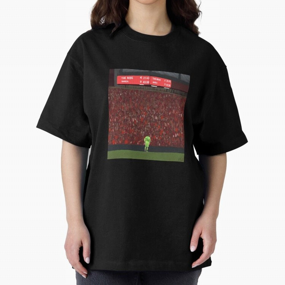 Liverpool 4-0 Barcelona painting Classic T-Shirt Join Supporters Worldwide for FIFA World Cup 2026 Group Stage for Fans of Neymar, Haaland and Cristiano Ronaldo and Argentina, Bringing Soccer Culture, Superstar Moments, National Team Dreams and