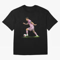 Messi Inter Miami Soccer Art ¨C Football Legend in Pink Jersey Classic T-Shirt Live for the Drama of FIFA World Cup 2026 for Fans of Neymar and Brazil, Bringing Fan Favorite Moments, National Team Passion, Big Match Drama and Soccer History; Ideal