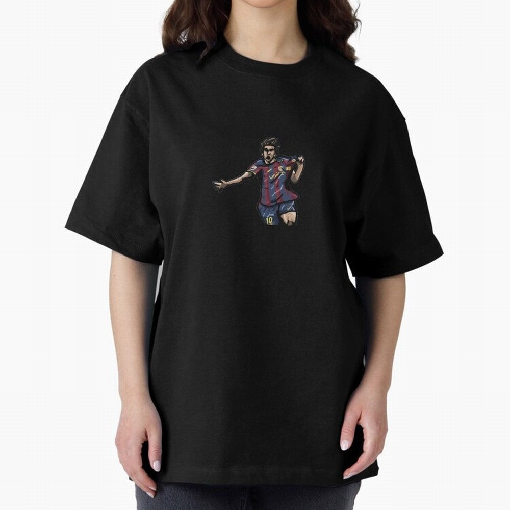 Leo Messi Oversized T-Shirt Fuel Global Football Passion for FIFA World Cup 2026 USA Canada Mexico, Centered on Messi and Cristiano Ronaldo, Portugal, Championship Spirit, Famous Goals, Roaring Crowds and International Football Unity; Made for