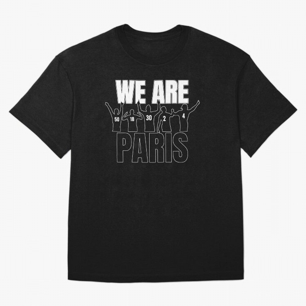 We are Paris Oversized T-Shirt Experience the Global Stage of FIFA World Cup 2026 USA Canada Mexico for Fans of Messi, Neymar and Mbappe and France and Portugal, Bringing Stadium Chants, National Pride, Trophy Dreams and Unforgettable Football