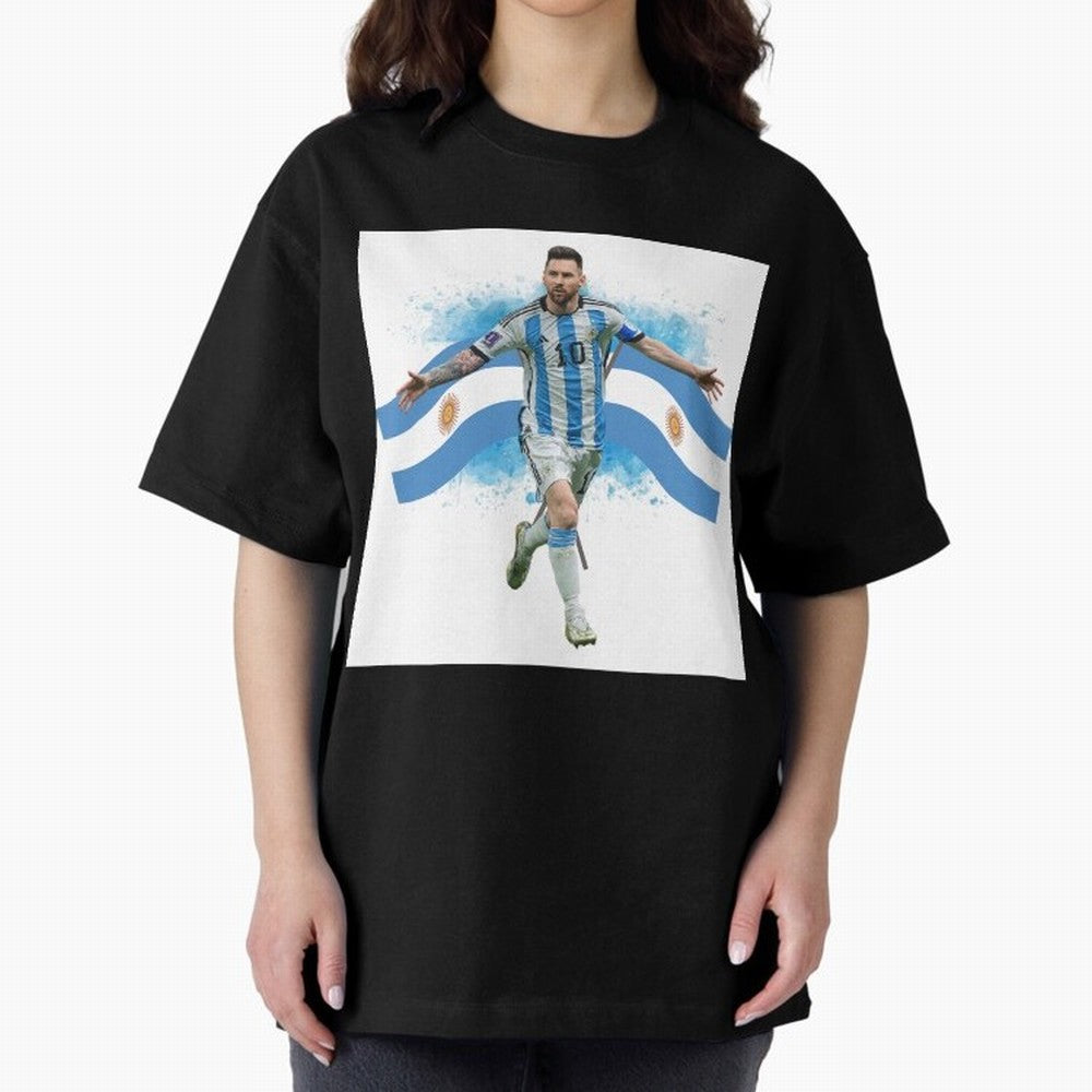 Messi - Argentina Classic T-Shirt Celebrate Rivalries and Pride in FIFA World Cup 2026 Spirit, Inspired by England and Germany, Messi, CR7 and Mbappe, Champion Mindset, Group Stage Buzz, Knockout Tension and Passionate Fan Culture; Perfect for