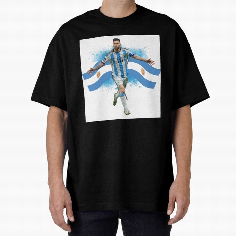 Messi - Argentina Classic T-Shirt Celebrate Rivalries and Pride in FIFA World Cup 2026 Spirit, Inspired by England and Germany, Messi, CR7 and Mbappe, Champion Mindset, Group Stage Buzz, Knockout Tension and Passionate Fan Culture; Perfect for