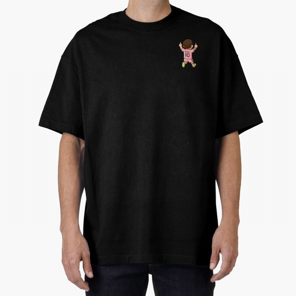 LEO MESSI MIAMI CELEBRATION BACK | CHIBI STICKER Classic T-Shirt Celebrate the Road through Match Day Hype around FIFA World Cup 2026 USA Canada Mexico, Cristiano Ronaldo, Germany, Tournament Hype, Historic Matchups, Family Viewing Parties and