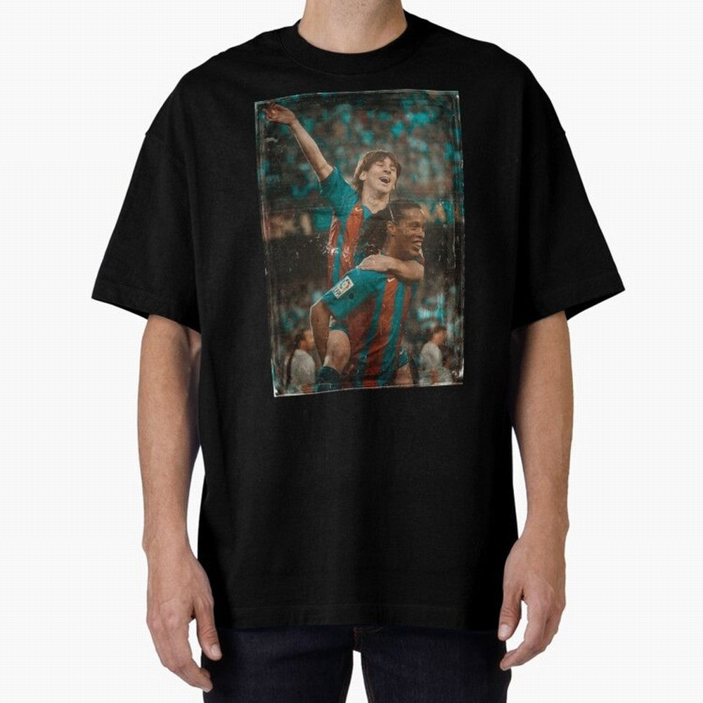 Messi and Ronaldinho Celebration Classic T-Shirt Cheer through Every Moment of FIFA World Cup 2026 Made for Neymar, Germany Energy, Supporter Pride, Iconic Celebrations, Legendary Names and Global Match Day Energy; Perfect for Fans, Collectors,